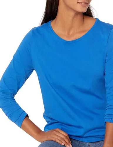 Miniatura 3 de Tienda Essentials - Camiseta de manga larga con cuello redondo para mujer