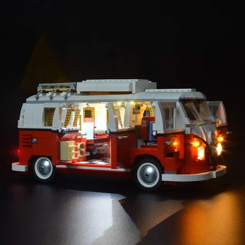 Miniatura 4 de BRIKSMAX Kit de iluminación LED para Autocaravana Volkswagen T1 - Compatible con modelo de bloques de construcción Lego 10220 - no incluye el set