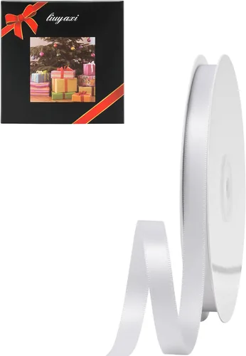 Miniatura 80 de LIUYAXI - Cinta de satén roja de doble cara, 2 pulgadas X 25 yardas continuas, cintas perfectas para envolver regalos, ramo de boda, decoración DIY