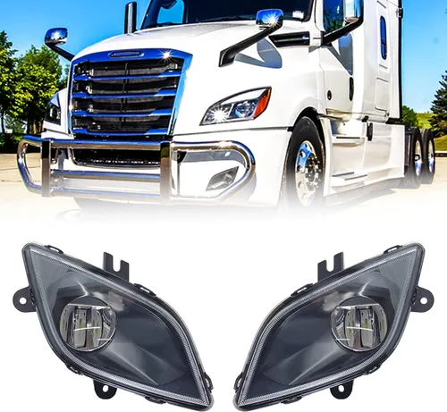 Miniatura 8 de Torque Reemplazo de faros delanteros LED negros del lado izquierdo del conductor para camiones Freightliner Cascadia 2018 2019 2020 2021 2022