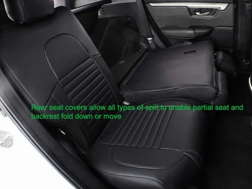 Miniatura 5 de EKR Fundas de asiento CRV de ajuste personalizado para Honda CRV 2015 2016 Juego completo de funda de asiento para SUV, protectores de asiento