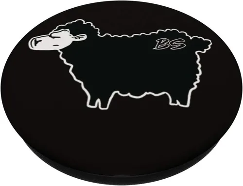Miniatura 2 de Blaq Sheep First Edition PopSockets - Agarre y soporte para teléfonos y tabletas, Negro