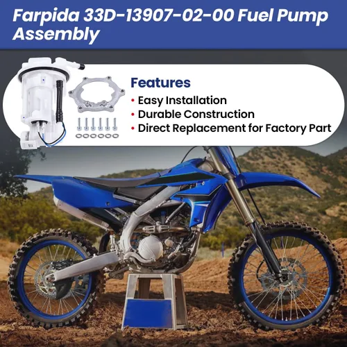 Miniatura 4 de 33D-13907-02-00 Conjunto de bomba de combustible para Yamaha YZ250F YZ450F YZ250FX YZ450FX WR250F WR450F, repuesto de bomba de combustible