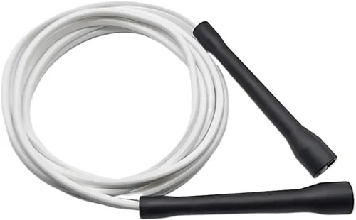 Miniatura 5 de Cuerda de boxeo fitness núcleo de nylon PVC 6mmx3.6.6 ft saltando doble parte inferior suave repuesto mango exterior