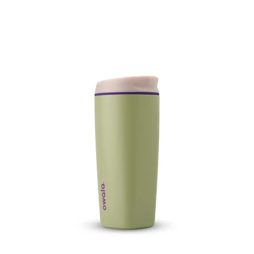 Miniatura 9 de Owala SmoothSip Vaso Térmico de Café de Acero Inoxidable Aislado, Taza de Café Helado Reutilizable, Taza de Viaje para Café Caliente, Sin BPA, 20