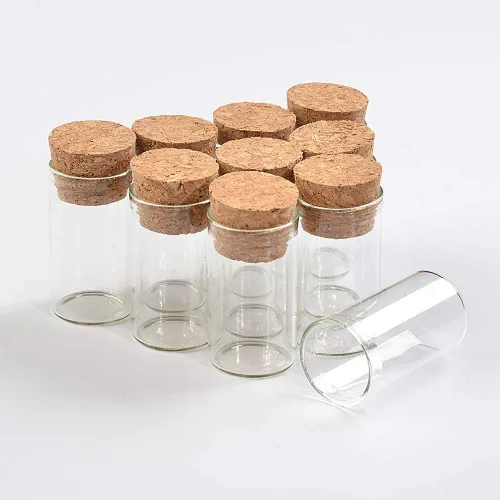 Miniatura 13 de Mini botellas de 0.7 fl oz y 0.866 x 3.543 in, tubo de ensayo de vidrio, almacenamiento para azafrán, arena dulce, líquida, regalo de alimentos