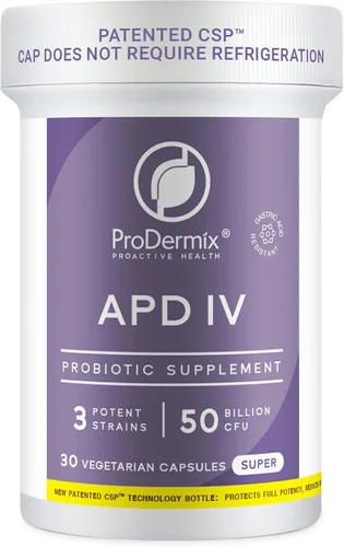 Suplemento probiótico APD IV para desintoxicación, 50 mil millones de UFC, suplemento probiótico una vez al día para la salud y desintoxicación del