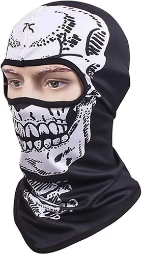 Miniatura 2 de TClian Máscara de calavera, pasamontañas, bandana de fantasma, máscara de cara completa, máscara de Halloween