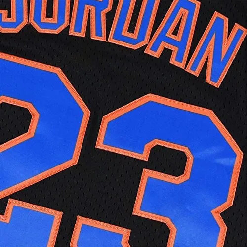 Miniatura 2 de Camiseta de baloncesto para hombre #23 Space Movie Jersey BlancoNegroAzul