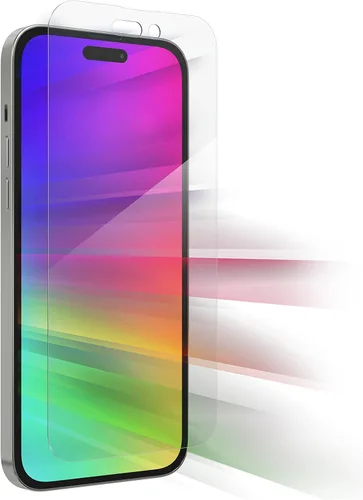 Miniatura 24 de ZAGG Glass Elite - Protector de pantalla para iPhone 16 Pro, 5 veces más fuerte, bordes reforzados, vidrio templado ultra fuerte, resistente a