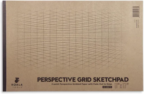 Miniatura 9 de Koala Tools Bloc grande de dibujo con perspectiva (1 y 2 puntos)