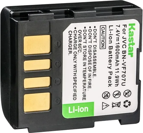 Kastar Batería de repuesto para videocámara JVC GZ-D240, GZ-D270, GZ-DF420, GZ-DF470, JVC GR-D, GR-DF, GR-X, GZ-MG y JVC BN-VF707, BN-VF707U,