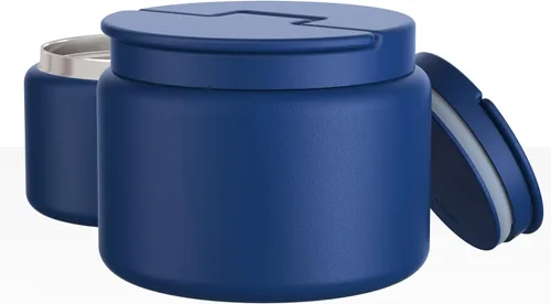 Miniatura 11 de Termo de sopa de 14.5 onzas para comida caliente para niños, tarro de comida aislado al vacío, termo de sopa sin torsiones para comida caliente