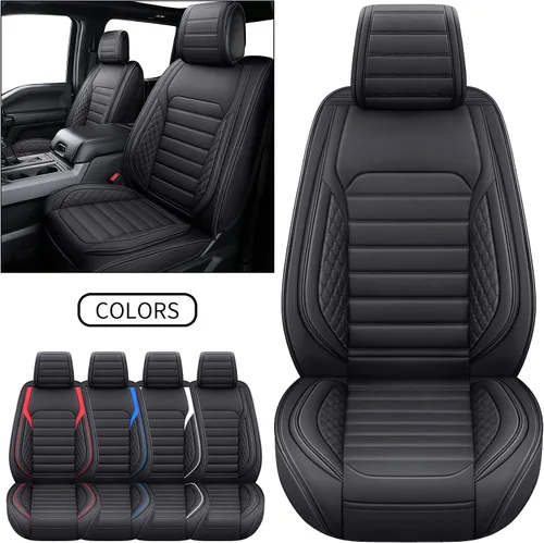 Miniatura 6 de YIERTAI Fundas de asiento F150 compatibles con Ford F-150 2009-2025 2026 2017-2025 2026 F250 F350 F450 Camión Crew Cab Supercab Super Duty Limited