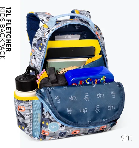 Miniatura 4 de Simple Modern Mochila para niños pequeños y niñas M Iron Man Red Snapper Niños-12l