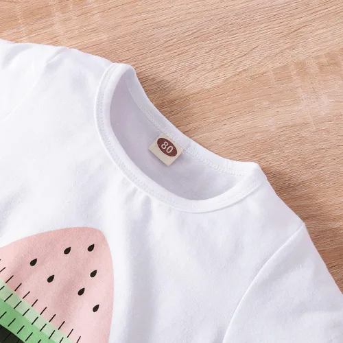 Miniatura 5 de FOCUTEBB Conjunto de ropa de verano para bebé niña, camiseta y pantalones cortos de lino con cinturón, lindo conjunto de ropa