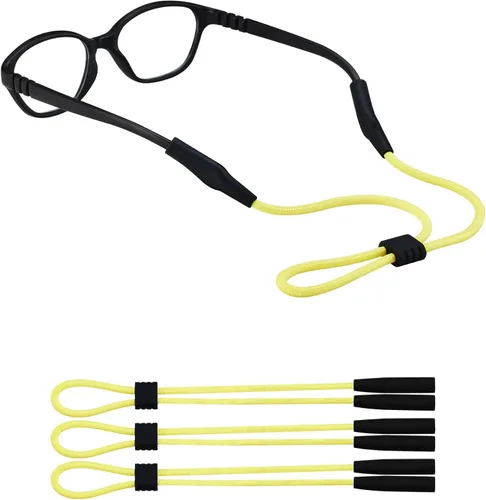Miniatura 7 de Correa para lentes de sol para niños, niñas y niños pequeños, soportes ajustables para anteojos alrededor del cuello, correa para gafas, cordón