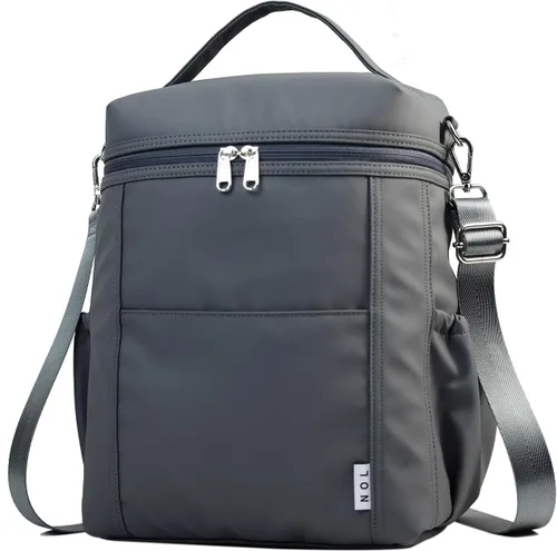 Miniatura 47 de NOL Natural Organic Lifestyle - Loncheras aisladas para mujer, bolsa enfriadora, ligera, de nailon, impermeable, para el trabajo