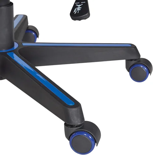 Miniatura 16 de OSP Home Furnishings Vapor - Silla ergonómica ajustable de piel sintética con respaldo alto y asiento de resorte helicoidal y flujo de aire