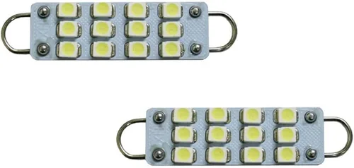 Miniatura 9 de iJDMTOY Bombillas de repuesto Xenon White 12-SMD compatibles con Dodge RAM, Charger; Jeep Wrangler, Grand Cherokee, etc. Montaje de lámpara debajo