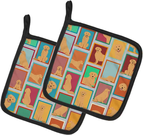 Miniatura 34 de Caroline's Treasures MLM1149PTHD - Juego de soportes para ollas de cocina resistentes al calor, almohadillas calientes para horno para cocinar