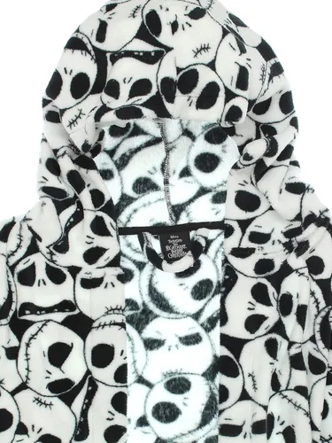 Miniatura 7 de The Nightmare Before Christmas - Bata de vellón con capucha para adultos Jack Skellington
