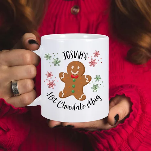 Miniatura 6 de Regalo de Navidad para niños, tazas de café de Navidad con nombre personalizado, taza de chocolate caliente para niños, taza de cacao de chocolate