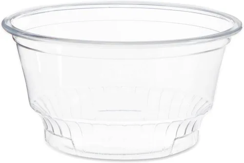 Miniatura 9 de Juvale Vasos de plástico con tapas, 5 onzas, transparentes, paquete de 50 unidades, tazas de postre y recipientes de helado con tapas de cúpula