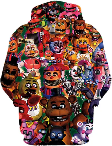 Miniatura 3 de Conjunto de sudadera con capucha para niños con estampado 3D para niños, sudadera sin botones, traje deportivo unisex