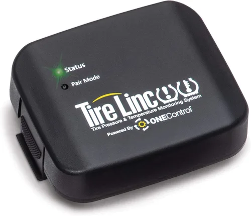 Lippert Components - 2020106863 Sistema de monitoreo de presión y temperatura de neumáticos LINC para vehículos recreativos (TPMS) con sensores de