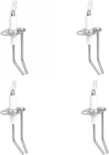 Jingzan Paquete de 4 conjuntos de electrodos de 2 puntas, piezas de calentador de agua RV compatibles con Suburban 232258 Sw6de Sw10de SW Modelos