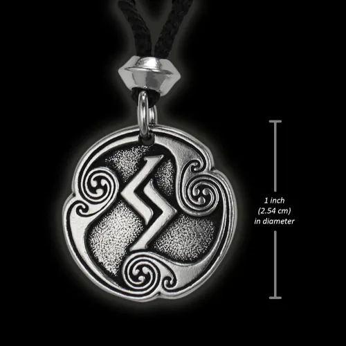 Miniatura 4 de Collar con colgante de peltre Jera Jeran Jeraz Rune of Harvest, No aplicable