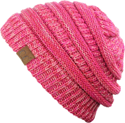Miniatura 385 de C.C Trendy Warm Chunky Soft Stretch Cable Knit Beanie