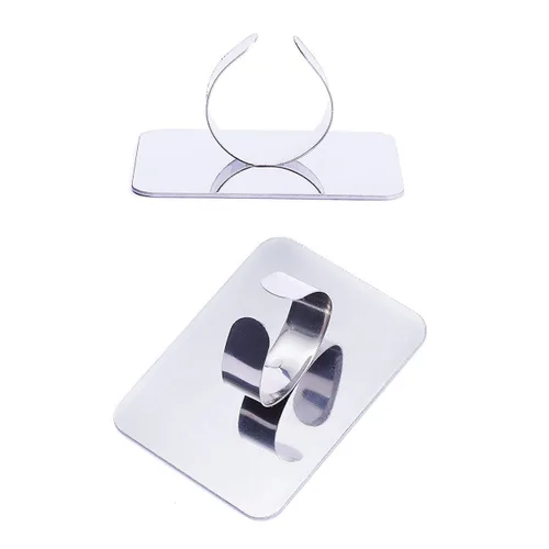 Miniatura 7 de Paleta de mezcla de maquillaje, paleta de espátula de maquillaje con espátula de base, paleta de maquillaje de acero inoxidable, bandeja de mezcla