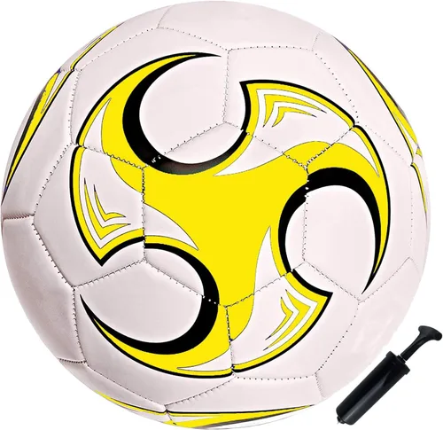 Miniatura 10 de Balón de fútbol tamaño 3, 4, 5 con aguja de bomba, diseño antiexplosión, para interiores y exteriores, adecuado para niños, práctica