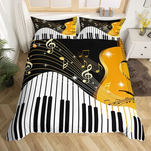 Miniatura 10 de Erosebridal Juego de ropa de cama de Navidad para niños, tamaño individual, funda de edredón de animales lindos para niños y niñas, decoración