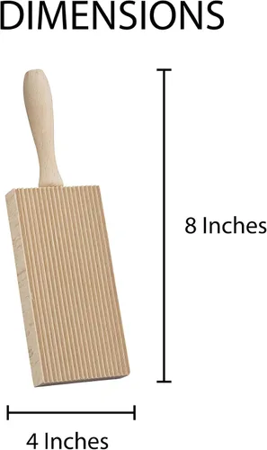 Miniatura 2 de Fante's Tableros de ñoquis, madera de haya, fabricadas en Italia, para dar forma a los ñoquis, añadir textura, sostener más salsa y cocina