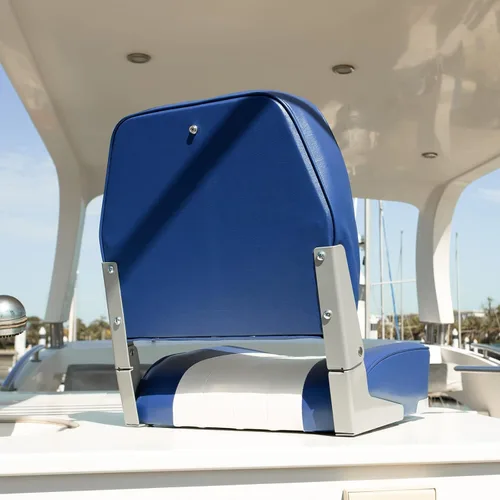 Miniatura 6 de Asiento de bote plegable Leader Accessories A-azul/blanco