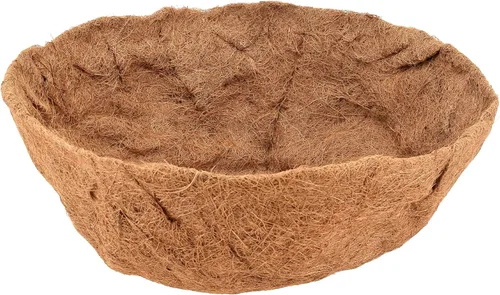 Miniatura 2 de Arcadia Garden Products - Forro de coco extra duradero 1547B de 12 pulgadas para macetas redondas colgantes, forro de repuesto de fibra de coco
