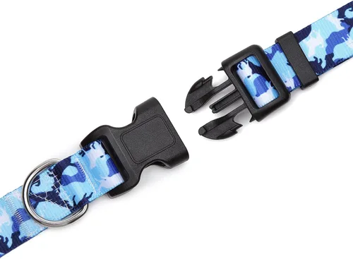 Miniatura 95 de Mercano Collar ajustable para perro, patrones de diseño especial, nailon suave, cómodo y resistente, collar para mascotas para perros pequeños