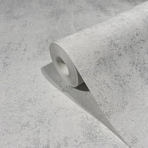 Miniatura 3 de Marburg Papel tapiz aislante con aspecto de hormigón, color blanco, gris, efecto de aislamiento, reflectante, ahorro de energía, no tejido, 33.0 x