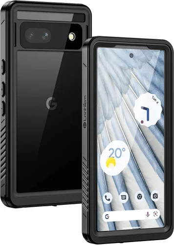 Miniatura 10 de Lanhiem Funda para Google Pixel 6, impermeable IP68 a prueba de polvo con protector de pantalla integrado, funda protectora de cuerpo completo