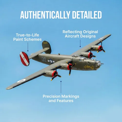 Miniatura 6 de Daron Worldwide Trading Sello B-24J Liberator Witchcraft Jet