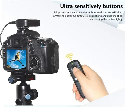 Miniatura 4 de Pixel Cámara Disparador Remoto Inalámbrico RW-DC0 para Nikon Z8 Z9 D3 D4 D5 D6 D800 D850 D800E D810A D810 D700 D500 D300 D300s D200 F100 F90 F90X F6