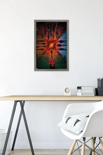 Miniatura 6 de Trends International Netflix Stranger Things: Temporada 4 - Póster de presentación con el grupo, para pared, de una hoja, 14.725 x 22.375 pulgadas