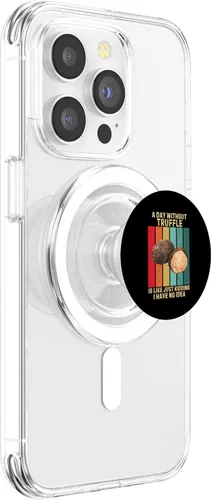 Miniatura 3 de Vintage A Day Without Truffle I Have No Idea Truffle Lover PopSockets MagSafe PopGrip for iPhone