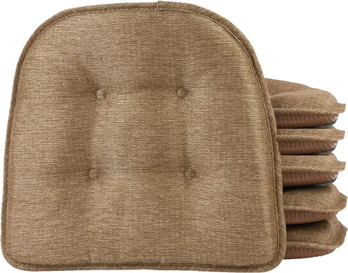 Miniatura 34 de Cojines antideslizantes para silla, ensamblados en Estados Unidos, almohadillas de asiento antideslizantes en forma de U para comedor, cocina