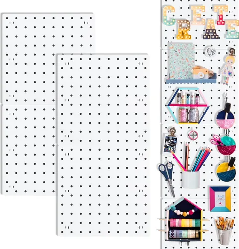 Tableros de clavijas, paneles organizadores de pared, tableros de clavijas para pared, sala de manualidades, cocina, garaje, sala de estar, baño y