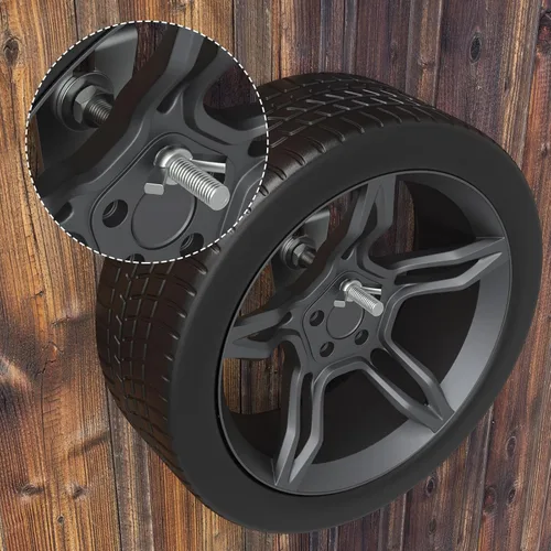 Miniatura 4 de Soporte de Montaje en Pared para Neumático de Repuesto para Remolque, Soporte de Neumático de Repuesto para Remolque Cerrado, Soporte Universal