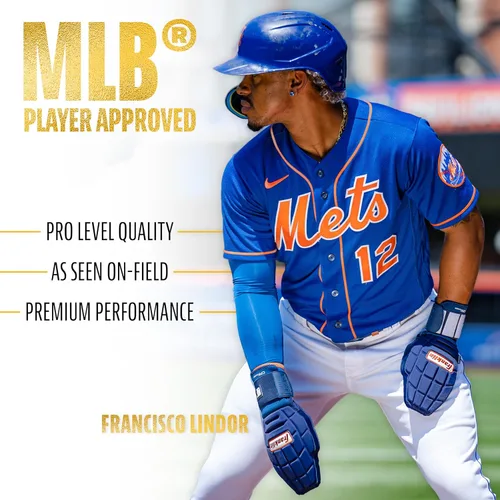 Miniatura 8 de Franklin Sports MLB Guante deslizante de béisbol y sóftbol - CFX PRT Guantes de baserunning deslizantes protectores para adultos y jóvenes - Guante